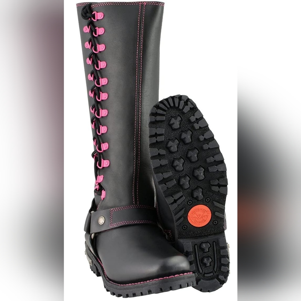 Milwaukee Motorcycle Style Knee High Boots - Brand New in Box - Picture 9 of 15